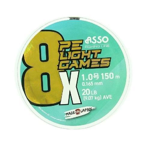 8X Light Games Pe 1.2 Moss Green İp Misina 150Mt 0,185Mm