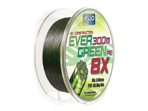Evergreen 8X 300Mt İp Misina 0,36Mm