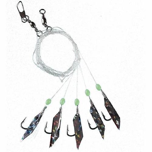 F1403 Sabiki Red/Silver Flasher No:6 5’Li