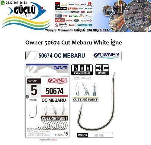 50674 Cut Mebaru White Olta İğnesi No:4