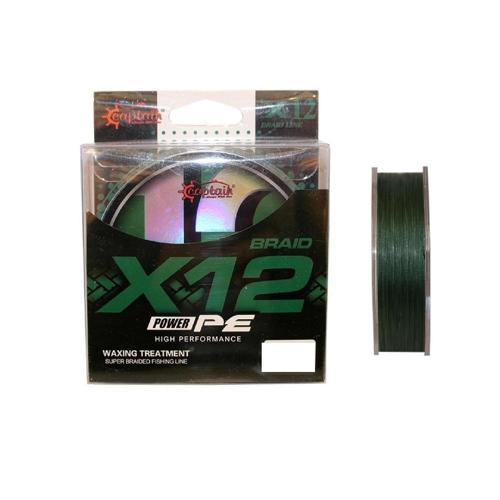 X12 Power Pe İp Misina 0,20Mm 150Mt Dark Green