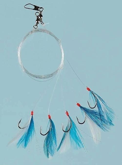 Sabiki Blue Flash 5 Köstek Hazır Takım 4 No İğne
