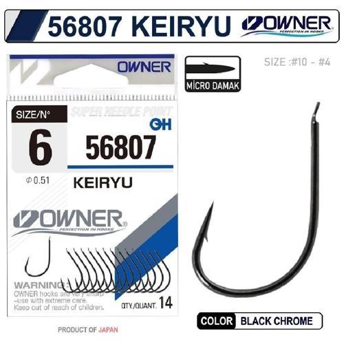 56807 Keıryu Bc Siyah Olta İğnesi No:6