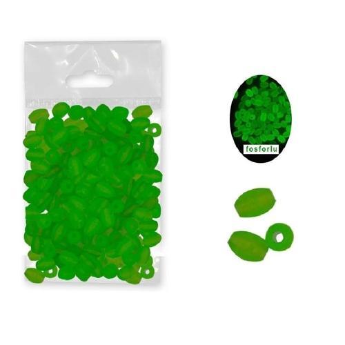 Elips Silikon Boncuk Fosforlu 4X6mm 10’Lu Paket