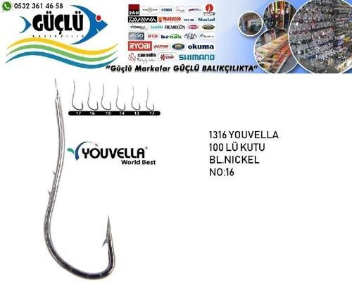 1316 16 Numara Çift Tırnaklı Bl.Nickel Olta İğnesi