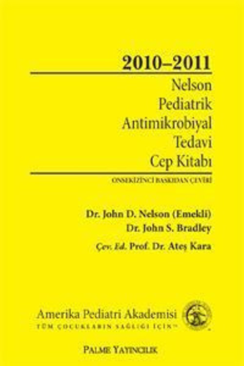 Palme Yayınevi Nelson Pediyatrik Antimikrobiyal Tedavi Cep Kitabı