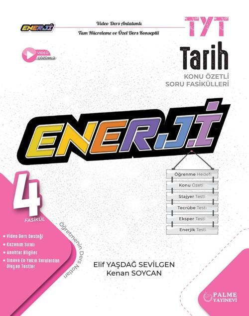 Tyt Enerji Tarih Konu Özetli Soru Fasikülleri (4 Fasikül) Elif Yaşdağ Sevilgen , Kenan Soycan