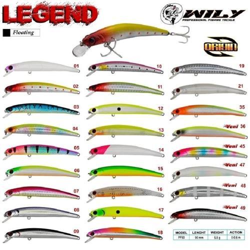 Legend 9 Cm Maket Balık 5.8 Gr (0 - 0.6M) Renk:36