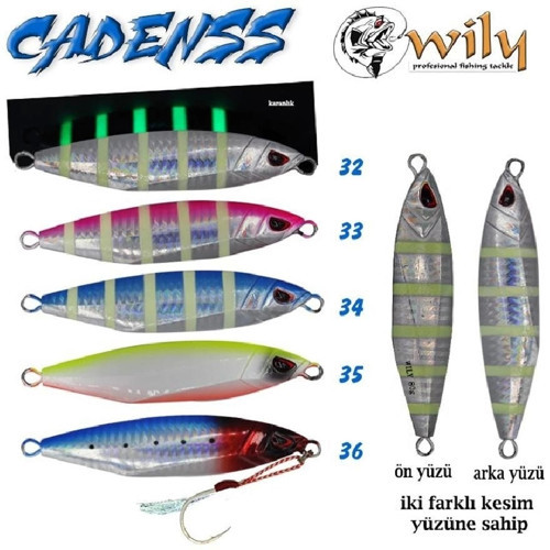 Jig Wily Cadenss Jig 80Gr 90Mm Renk:32