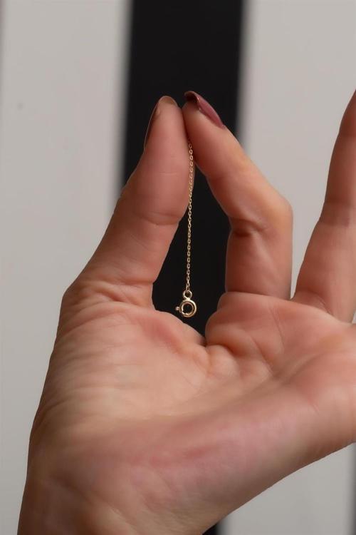 14 Ayar Altın 5 Cm Kolye Ve Bileklik Uzatma Zinciri