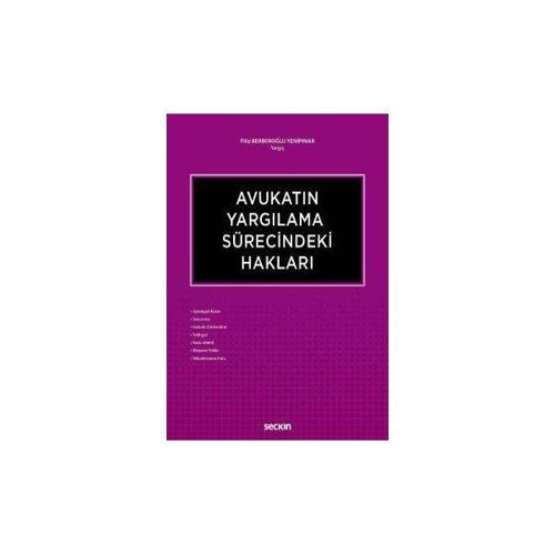 Avukatın Yargılama Sürecindeki Hakları Filiz Berberoğlu Yenipınar 29 2018/03