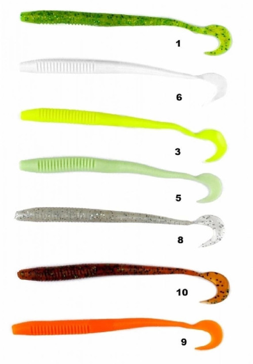 Curly Silikon Yem 4.5 G 130 Mm 5’Li Paket Renk:3