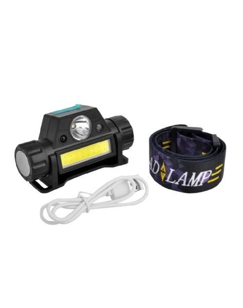 Wt-055 Şarjlı Sensörlü Mıknatıslı Kafa Lambası