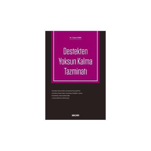Destekten Yoksun Kalma Tazminatı Gizem Kaba 2017/11