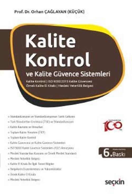Kalite Kontrol ve Kalite Güvence Sistemleri Kalite Kavramı - Belgelerin Düzenlenmesi Örnek Kalite El Kitabı - Mesleki Ye