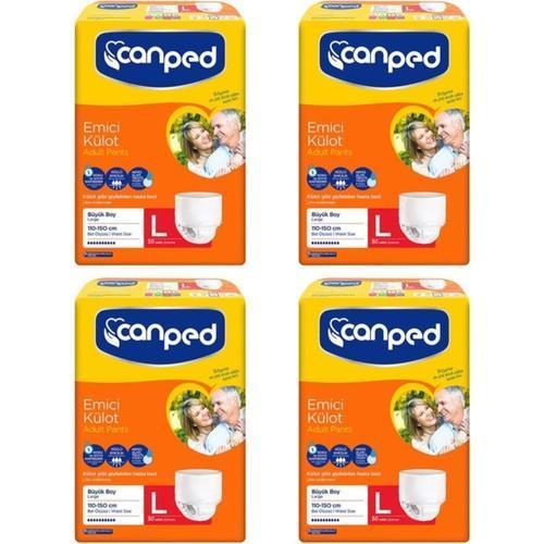 Emici Külot Büyük Boy Large 30'lu 4 paket / 120 adet