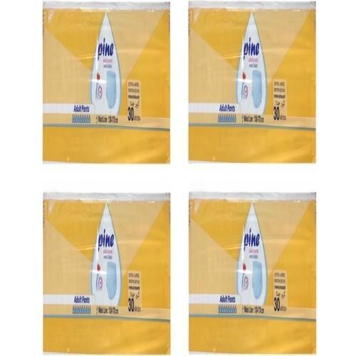 Emici Külot Ekstra Büyük Boy Xlarge 30 lu 4 paket / 120 adet