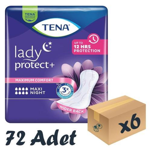 Lady Maxi Night 8 Damla Kadın Mesane Pedi 12'li 6 Paket