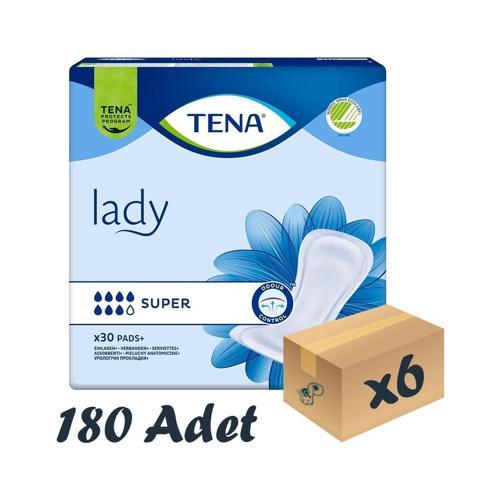 Lady Süper 5 damla Kadın Mesane Pedi 30'lu 6 paket / 180 adet