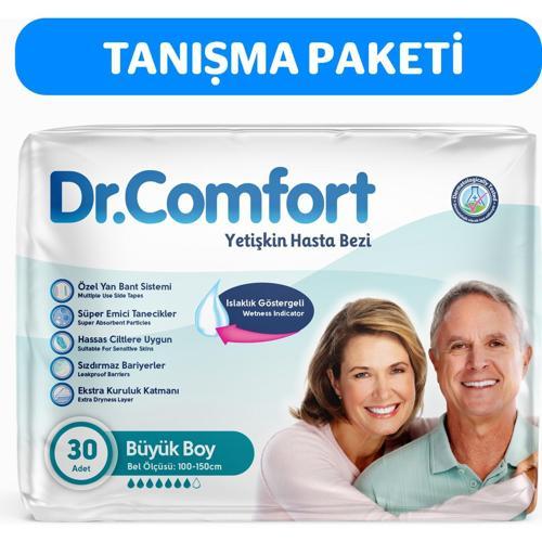 Dr Comfort Yetişkin Bel Bantlı Hasta Bezi L Boy 30LU