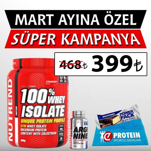 Whey Isolate 1800 Gr Ve Arginine 120 Kapsül