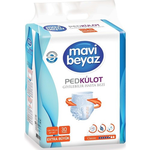 Ped Külot Emici Ekstra Büyük Boy Xlarge 30'lu 6 paket / 180 adet