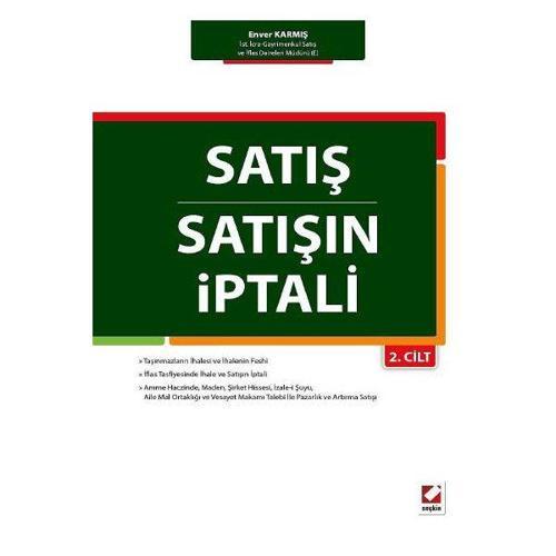 Satış - Satışın İptali (2 Cilt) (Takım) Enver Karmış 2015/03