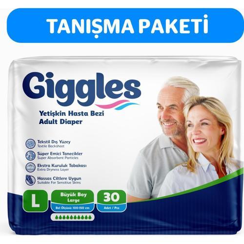 Yetişkin BELBANTLI Hasta Bezi Large 30'lu