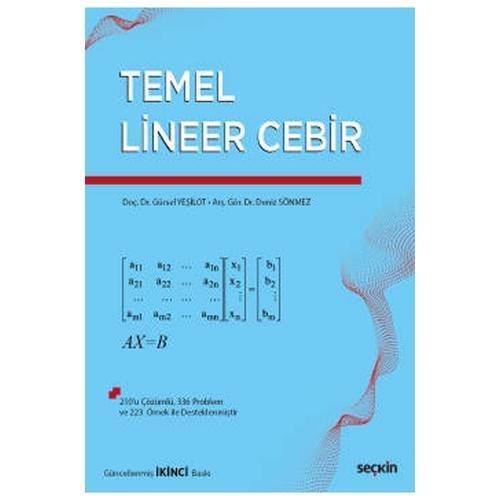 Temel Lineer Cebir (2.Baskı) Gürsel Yeşilot 2022/03