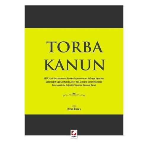 Torba Kanun (R.Özmen) /B Remzi Özmen 199 2011/04