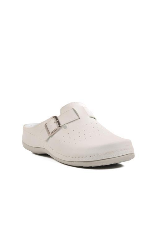 Beyaz Anatomik Erkek Sabo Terlik 52.002 M