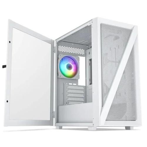 M03 Micro ATX Mini ITX Kompakt Oyun Bilgisayarı Kasası M05 White