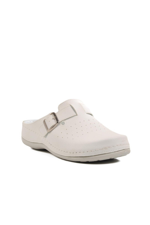 Beyaz Anatomik Erkek Sabo Terlik 52.002 M