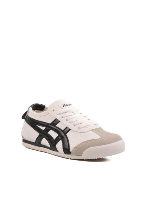 E-2006 G Beyaz-Siyah Spor Ayakkabı