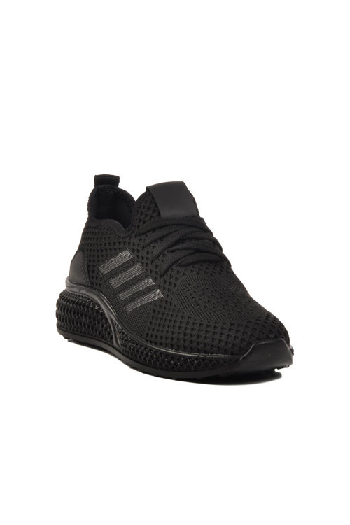 Siyah Hafif Triko Unisex Spor Ayakkabı Veneto G