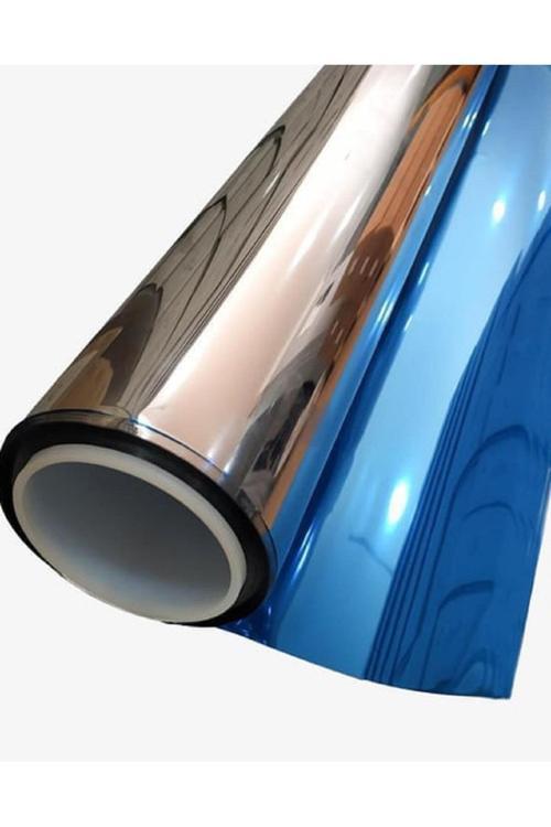 Mavi Silver Aynalı Cam Filmi Amerikan Çizilmez 75 Cm X 2 Metre Kml136
