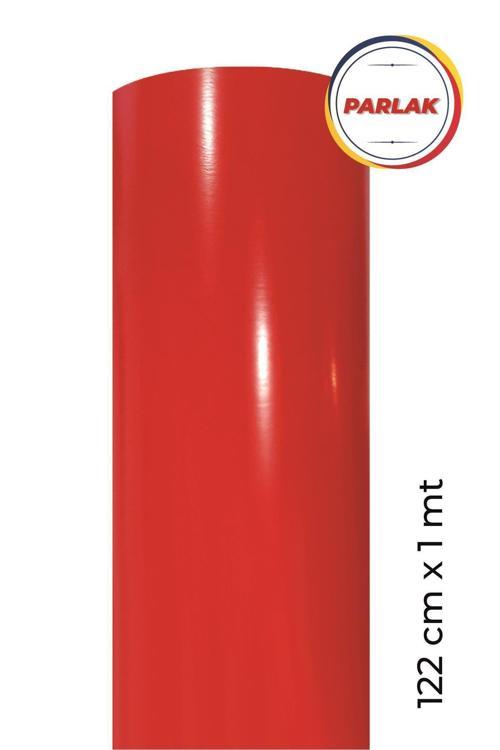 Parlak Kırmızı Kendinden Yapışkanlı Kaplama Folyosu 122 Cm X 1 Mt
