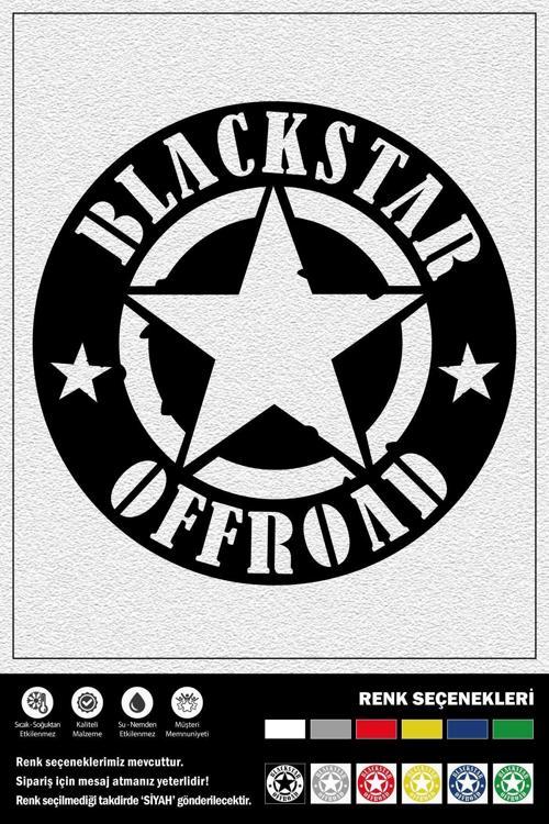 Blackstar Offroad Stıcker 20 X 20 Cm Eru00008