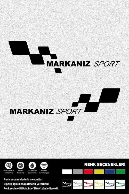 Markanız Sport Stıcker 45 X 15 Cm