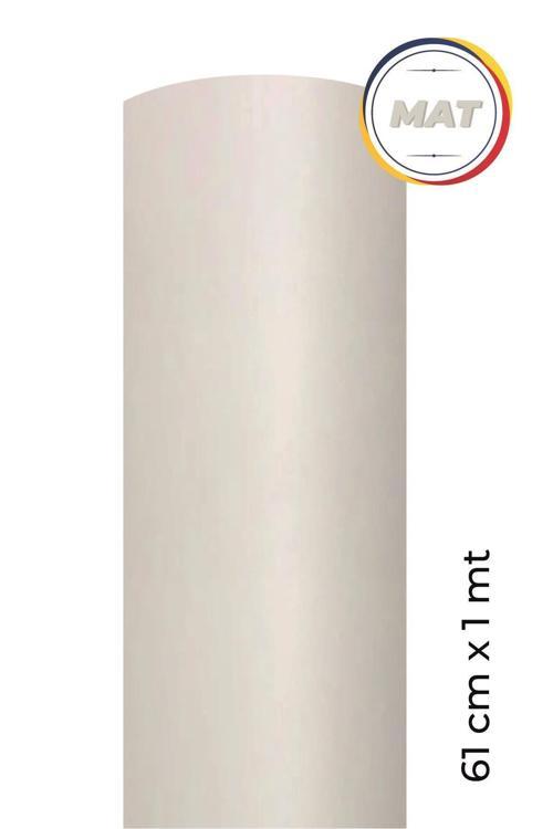 Mat Beyaz Kendinden Yapışkanlı Kaplama Folyosu 61 Cm X 1 Mt