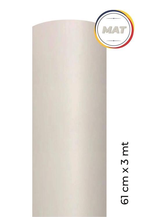 Mat Beyaz Kendinden Yapışkanlı Kaplama Folyosu 61 Cm X 3 Mt
