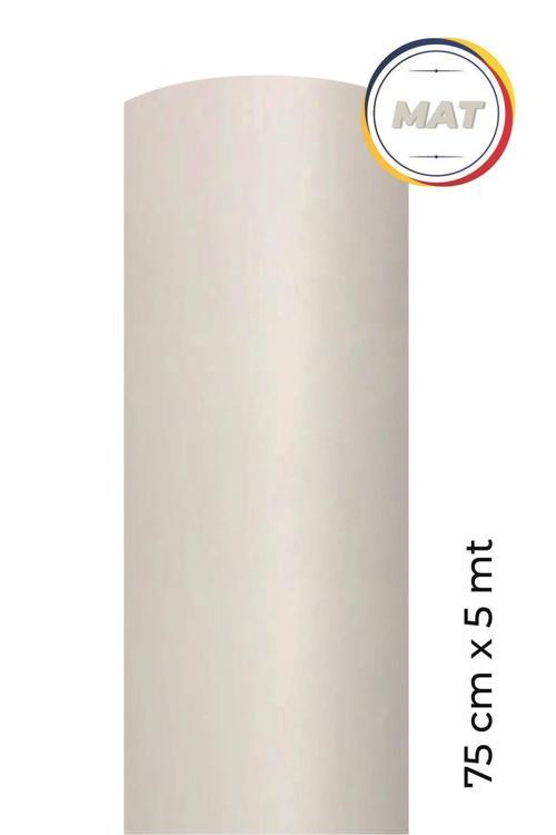 Mat Beyaz Kendinden Yapışkanlı Kaplama Folyosu 75 Cm X 5 Mt