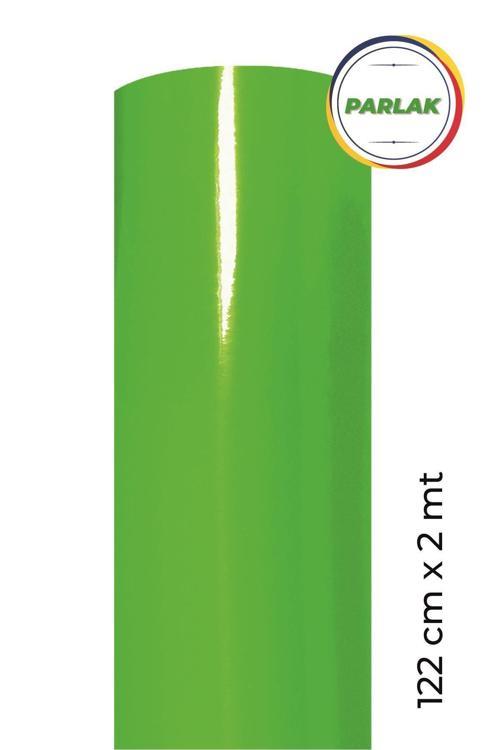 Parlak Yeşil Kendinden Yapışkanlı Kaplama Folyosu 122 Cm X 2 Mt