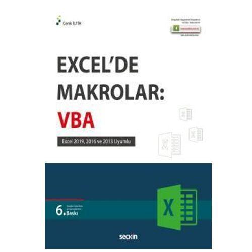 Excelde Makrolar Vba (6.Baskı) Cenk İltir 13 2019/04