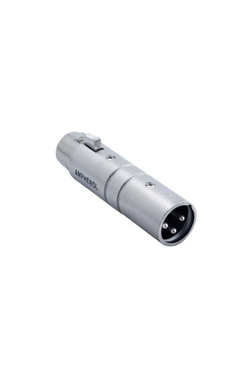 3 Pin Xlr Erkek - Dişi Ara Konnektör