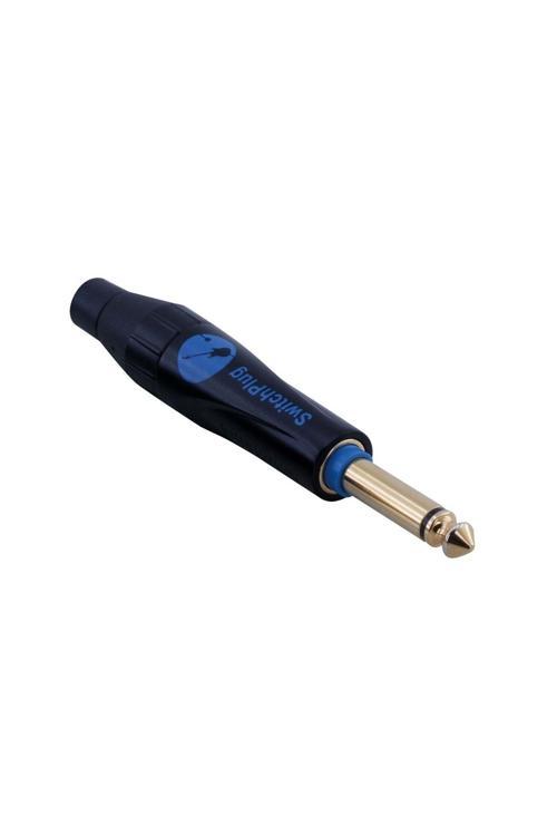 6.3Mm Mono Switch Plug - Siyah