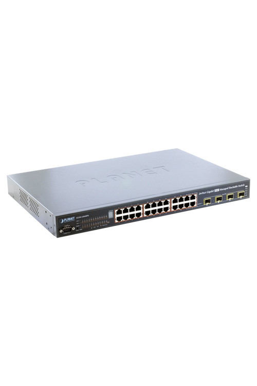 24-Port Gigabit Poe Managed Stackable Switch