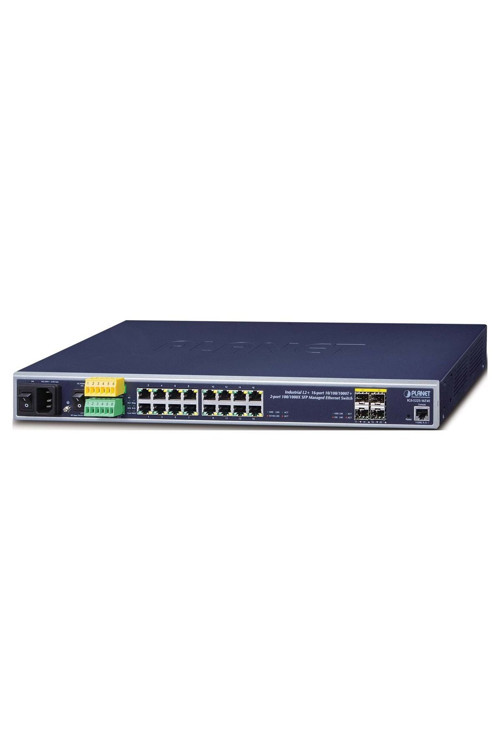 Industrial L2+ 16-Port 10/100/1000T + 4-Port 100/1000X Sfp Managed Ethernet Switch