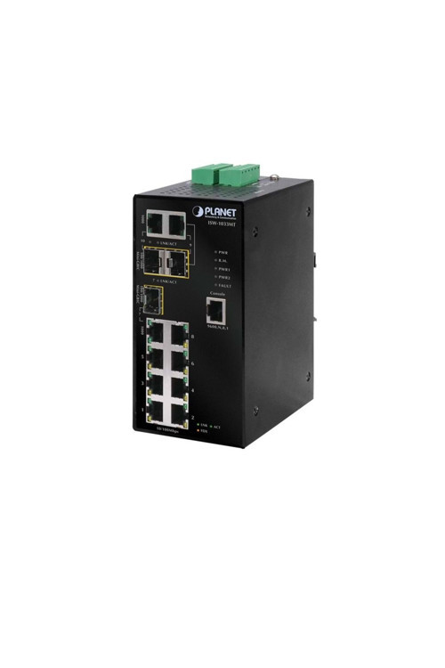 Ip30 Snmp 7-Port/Tp + 3-Port Gigabit Combo Industrial Ethernet Switch (-40 To 75 Degree C)