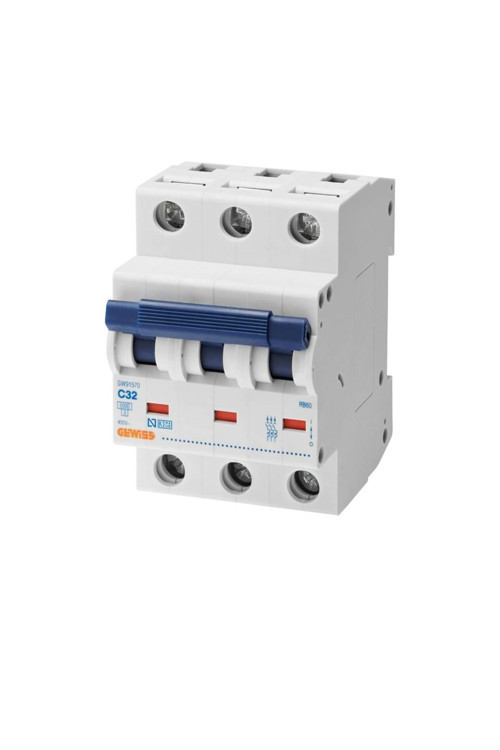 Rb60 Mcb 3P C40 6Ka 3M Otomatik Sigorta